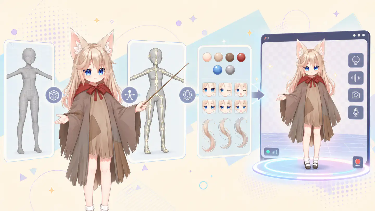 GLB to VRM: How to Convert and Prepare a 3D Avatar for VTubing cover