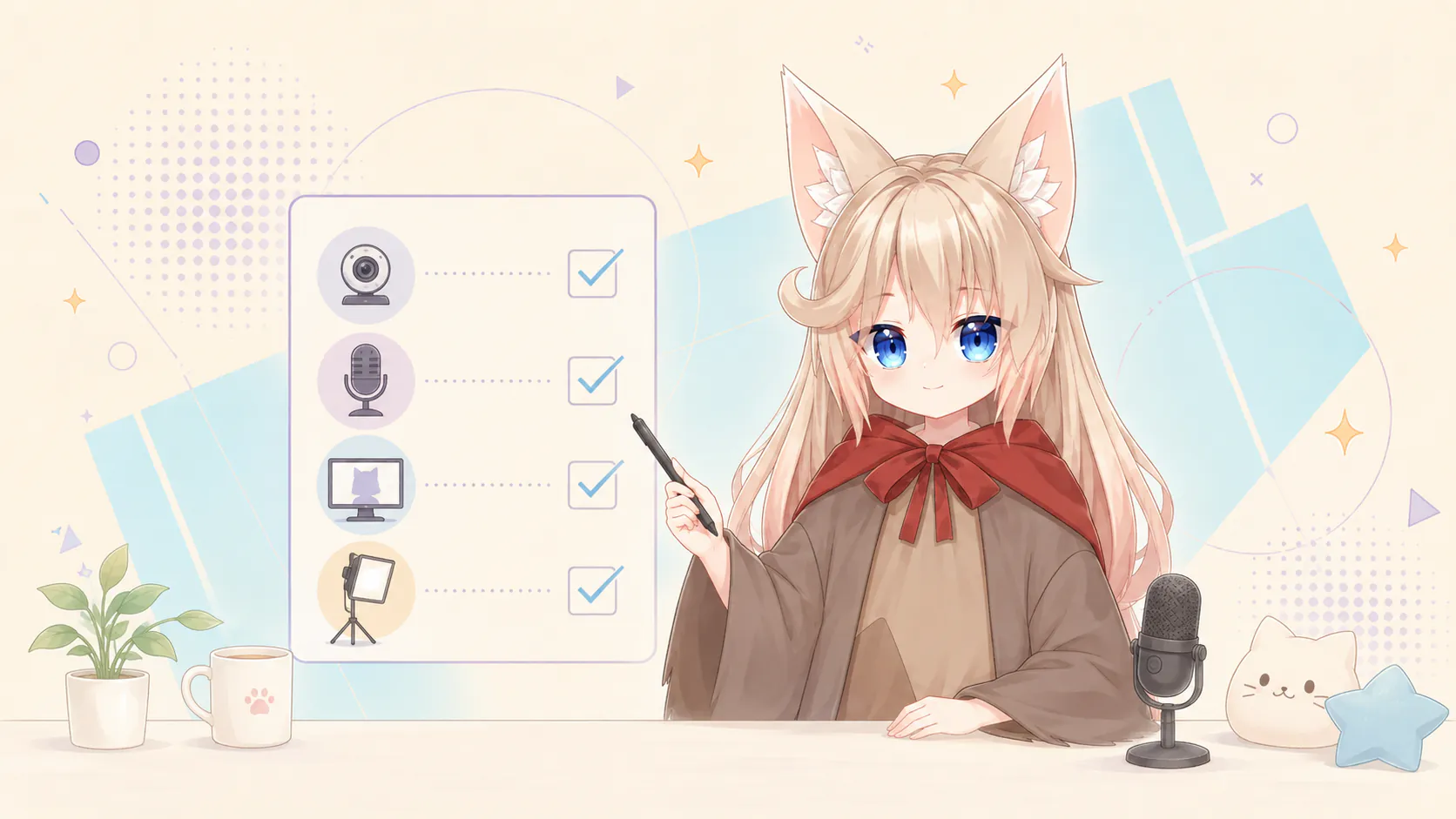 The Complete VTuber Setup Checklist: Model, Tracking, OBS, Audio, and Lighting cover