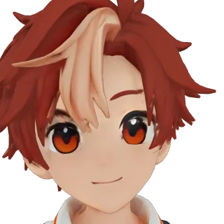Anime Streetwear Boy’s 3D avatar with a neutral expression