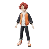 Actual generated 3D model of Anime Streetwear Boy