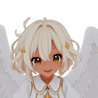 Winged Angel’s 3D avatar smiling