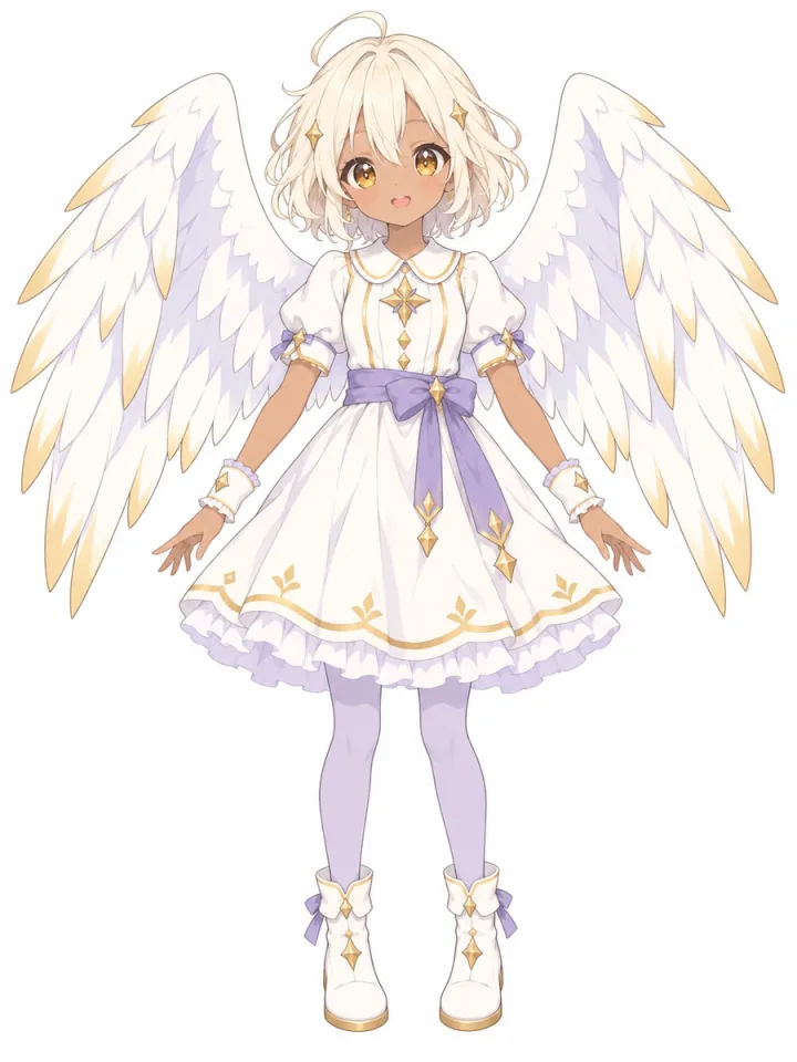 Original character reference for Winged Angel